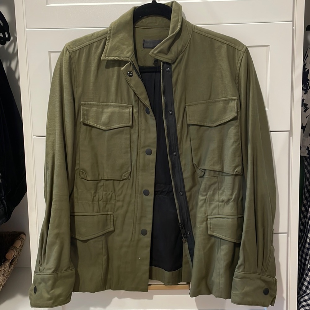 Rag and bone green shirt jacket